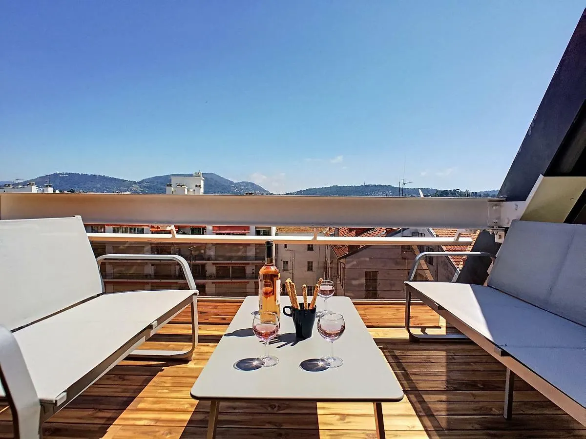 Apartment Nestor&Jeeves - Sky Light Terrace - Hyper Center - By Sea - Top Floor Nice